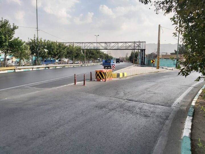 ایمن‌سازی خروجی سلمان فارسی به بزرگراه آوینی در قبله تهران