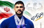 ابوالفضل بهزادی فرزند جانباز قهرمان مسابقات بیلدینگ جهان شد