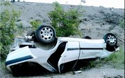 جان باختن پدر و مادر و مصدومیت سه فرزند با واژگونی پژو پارس در چادگان