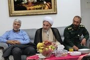 دیدار حجت‌الاسلام سرافراز با خانواده‌های معظم شهدا و جانبازان سرباز جنگ رمضان