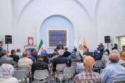 عکس| برپایی نمایشگاه عکس شهدای ارامنه در متروی «مریم مقدس»