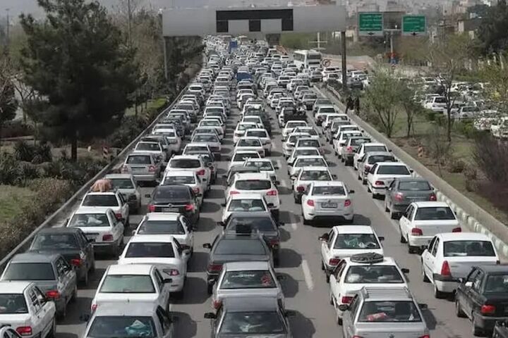 ترافیک نیمه‌سنگین در آزادراه قزوین ـ کرج ـ تهران و محور تهران ـ شهریار