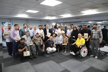 برگزاری مسابقات پرس‌سینه جانبازان و کارکنان بنیاد شهید به مناسبت هفته دفاع مقدس