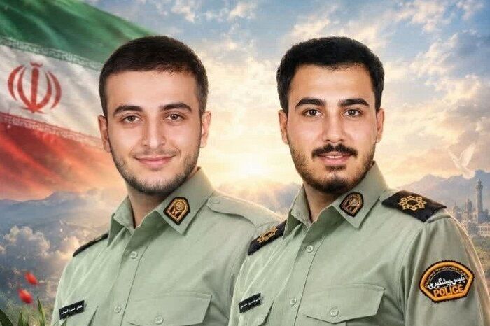 پیکر مطهر ۲ شهید مدافع امنیت در ساری تشییع شد