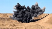 صدای انفجار در بندرعباس امحای مهمات عمل نکرده دشمن است