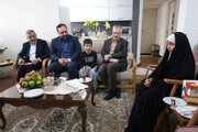 دیدار معاون دبیر شورای عالی و دبیر شورای هماهنگی و نظارت ترویج و توسعه فرهنگ ایثار و شهادت با خانواده شهید «مصطفی مرآتی» ‌