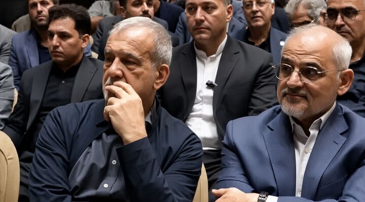 حضور رئیس‌جمهور در مراسم ترحیم والده رییس سازمان برنامه و بودجه