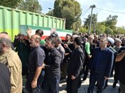 تشییع پیکر شهید ابراری در بهشت زهرای تهران
