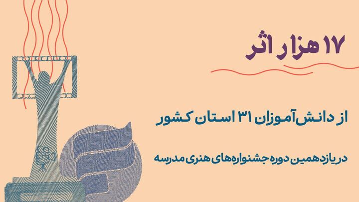 ۱۷ هزار اثر از دانش‌آموزان ۳۱ استان کشور به جشنواره‌های هنری مدرسه رسید