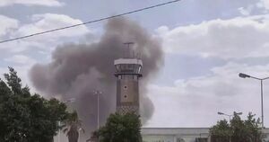 فرودگاه صنعا بمباران شد