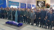 مادر شهید محمد مهان در مراغه آسمانی شد