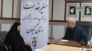 برپایی میز خدمت و ملاقات عمومی با جامعه ایثارگری استان گیلان