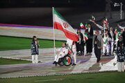 عکس/ رژه ایران در افتتاحیه مسابقات پاراآسیایی ناگویا