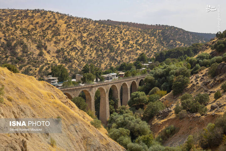 عکس/ روستا و آبشار «بیشه» لرستان