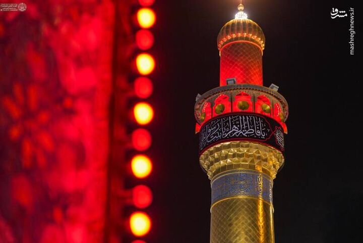عکس/ حال و هوای حرم امیرالمومنین در ایام فاطمیه