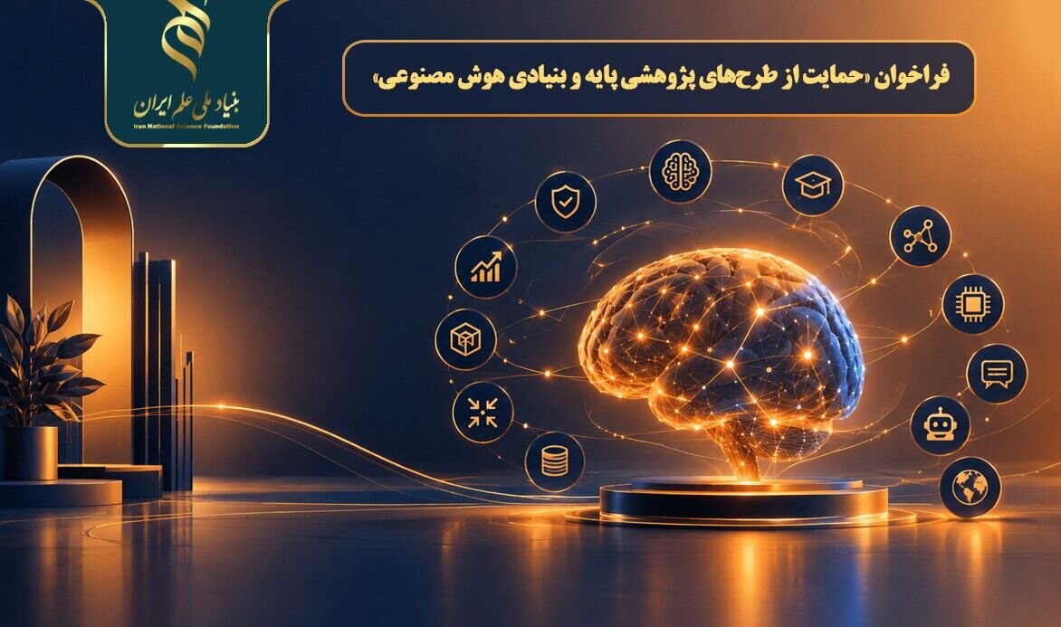 اعلام فراخوان حمایت از طرح‌های پژوهشی پایه و بنیادی هوش مصنوعی