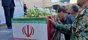 تشییع شهید مدافع امنیت در فردیس