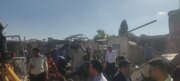 فیلم/انفجار منزل مسکونی در محله جعفرآباد کرمانشاه