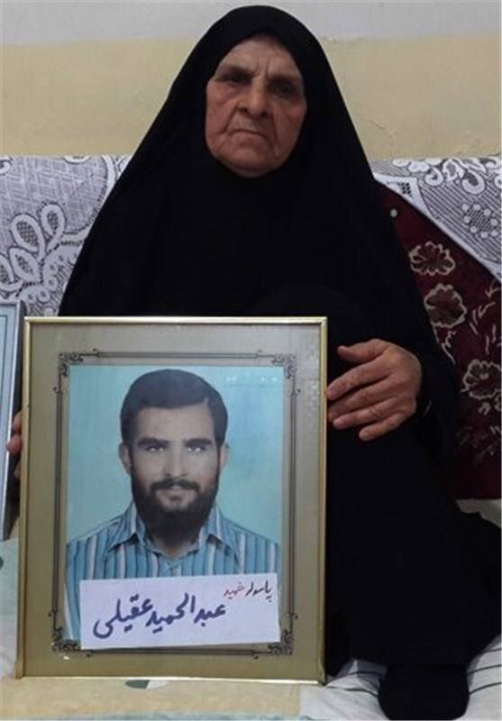 مادر شهید عقیلی در اهواز آسمانی شد
