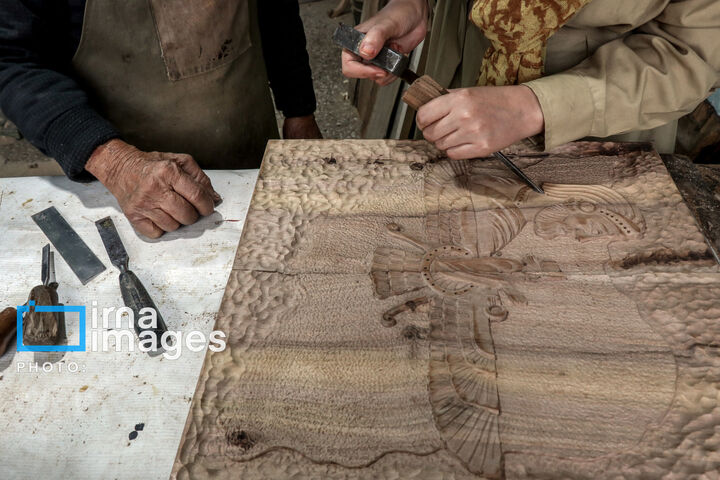 نفس با چوب