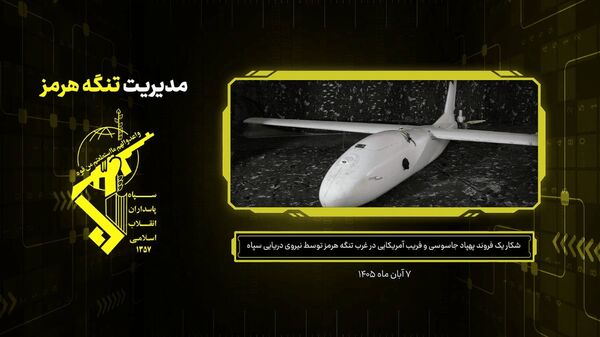 شکار یک فروند پهپاد جاسوسی در غرب تنگه هرمز