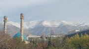 برف پاییزی در ارتفاعات تهران