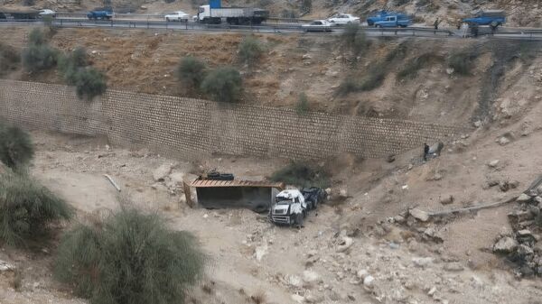 جزئیات سقوط مرگبار یک تریلی در بومهن