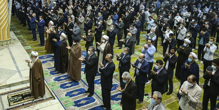  نماز عید فطر در دانشگاه تهران اقامه شد 