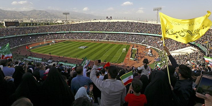 اجتماع 100 هزار نفری «سلام فرمانده» در ورزشگاه آزادی تهران آغاز شد +عکس