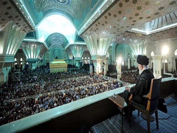 رهبرمعظم انقلاب 14خرداد در حرم امام(ره) سخنرانی می‌کنند