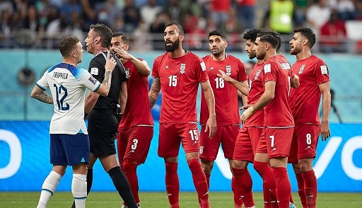 آمار ضعیف ایران در نیمه اول بازی با انگلیس
