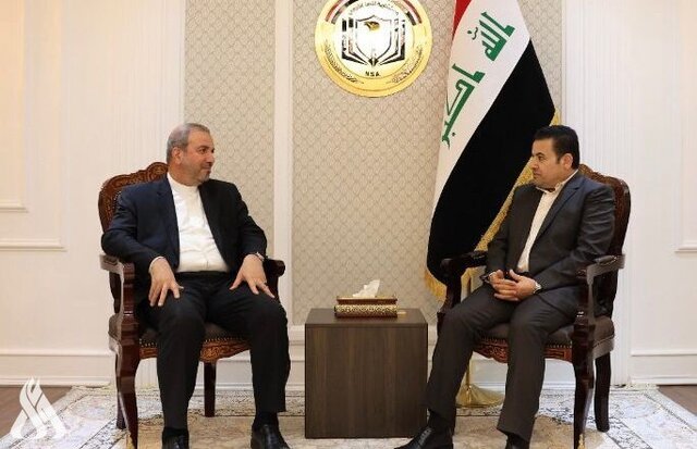 سفیر ایران با مشاور امنیت ملی عراق دیدار کرد
