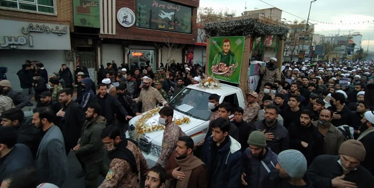 پیکر شهید «حسن مختارزاده» در قم تشییع و به خاک سپرده شد
