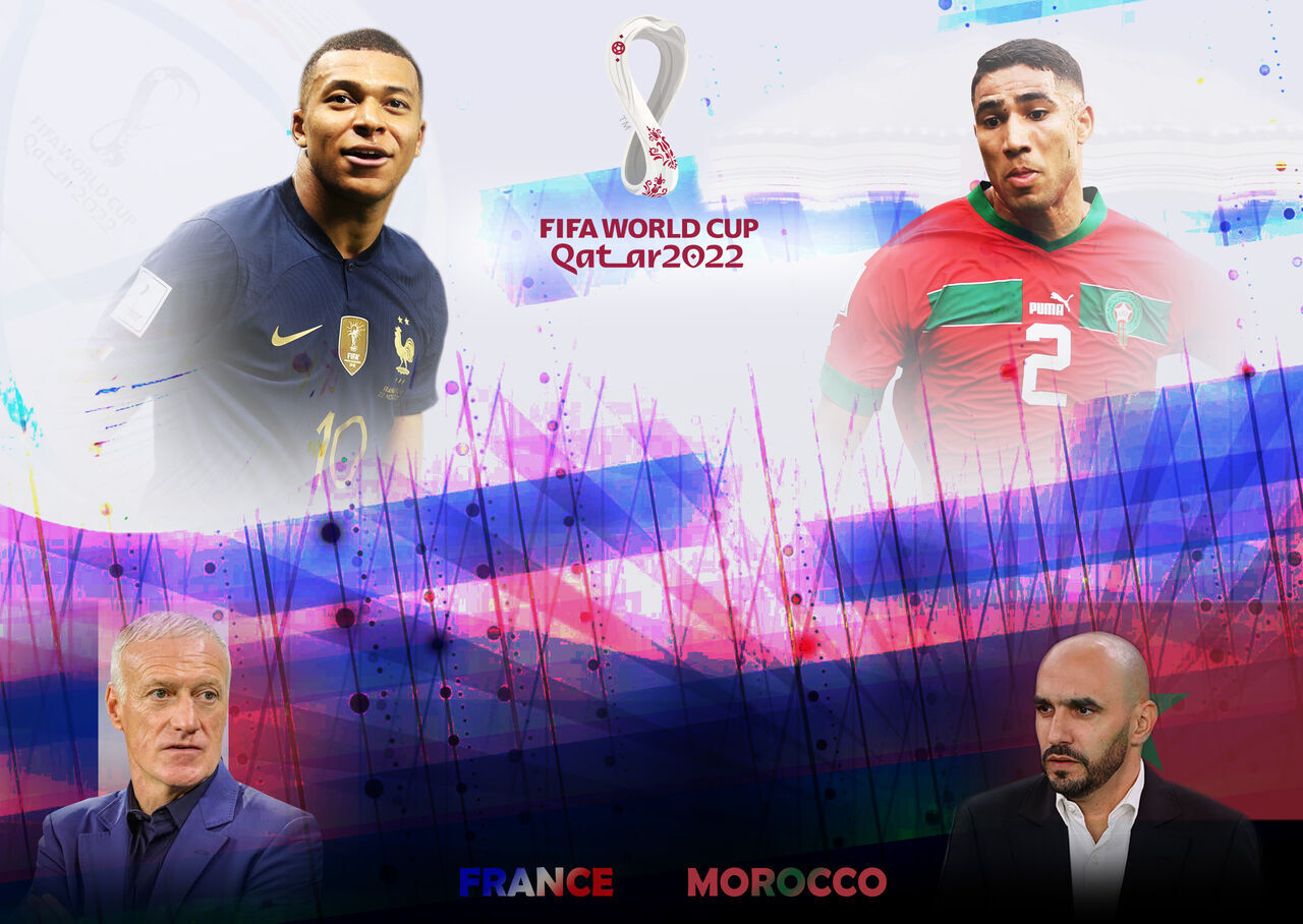 مسابقه فرانسه - مراکش را چه کسی گزارش می‌کند؟