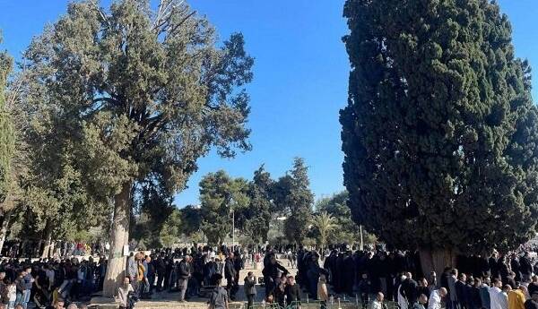 70 هزار فلسطینی نماز جمعه را در مسجدالاقصی اقامه کردند