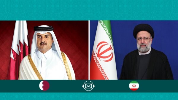 پیام رئیسی به امیر قطر
