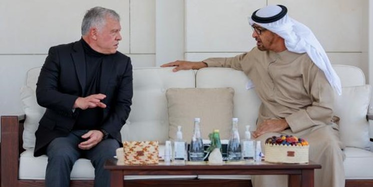 دیدار شاه اردن با بن زاید در ابوظبی