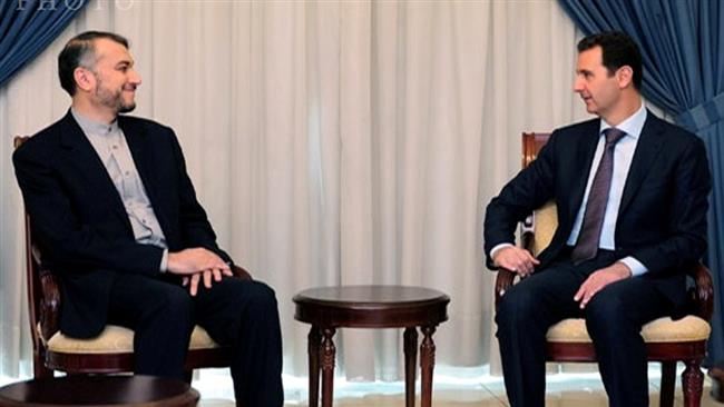 دیدار امیرعبداللهیان با بشار اسد 


