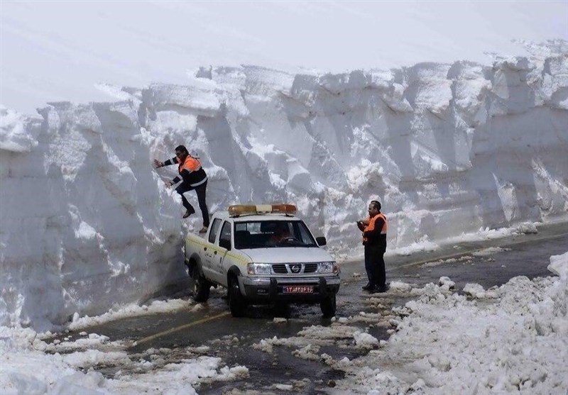 ارتفاع 5 متری برف در مناطقی از کشور/ 11 درصد مساحت ایران پوشیده از برف است