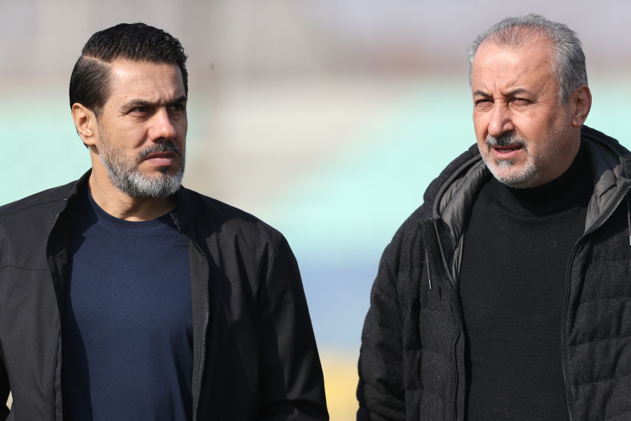 دیدار مدیر عامل پرسپولیس با اعضای تیم در ورزشگاه شهید کاظمی