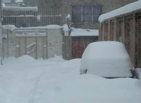 ثبت رکورد بارش نیم‌متری برف در ایستگاه آبعلی
