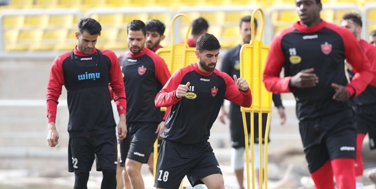 بازیکنان پرسپولیس امروز تمرین کردند 