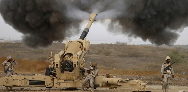 حمله توپخانه‌ای شدید ارتش سعودی به مناطق مرزی یمن

