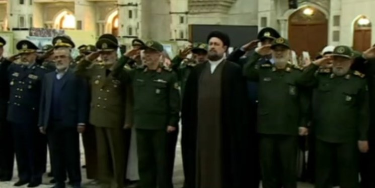 فرماندهان و مسئولان نیروهای مسلح با آرمان‌های امام و رهبری تجدیدمیثاق کردند
