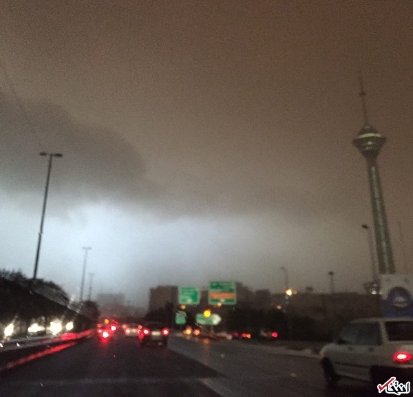 هشدار هواشناسی درباره وقوع طوفان در تهران و 10 استان دیگر