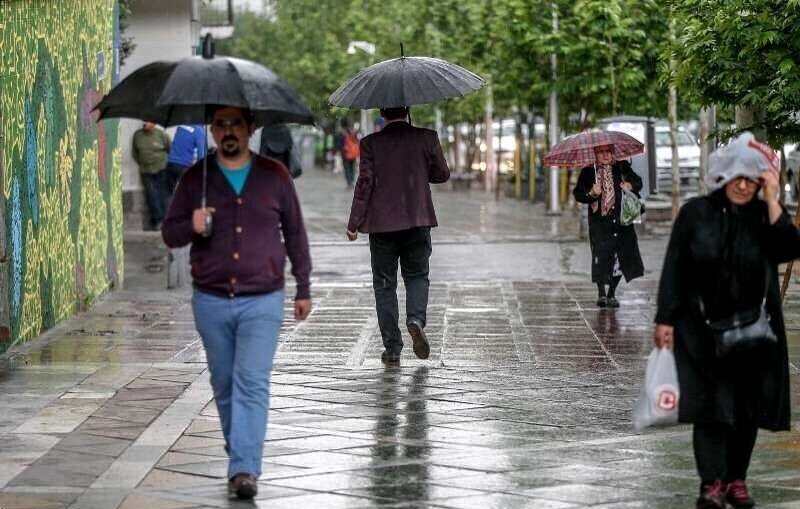 بارش‌ها فردا در تهران و 7 استان دیگر تشدید می‌شود