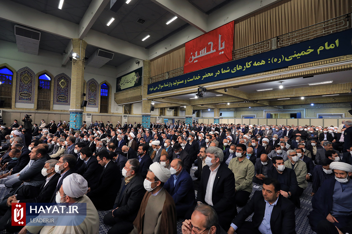 گزارش تصویری/ دیدار مسئولان نظام با رهبر انقلاب اسلامی