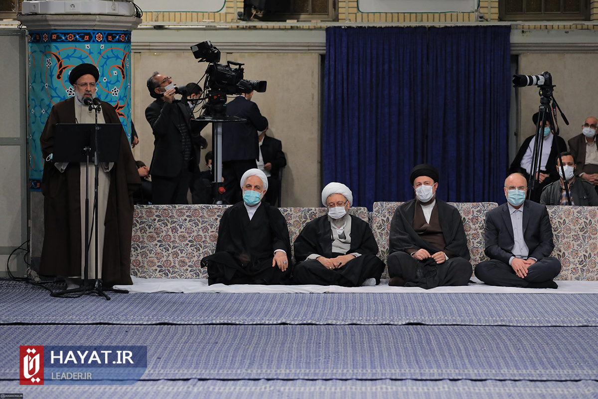 گزارش تصویری/ دیدار مسئولان نظام با رهبر انقلاب اسلامی