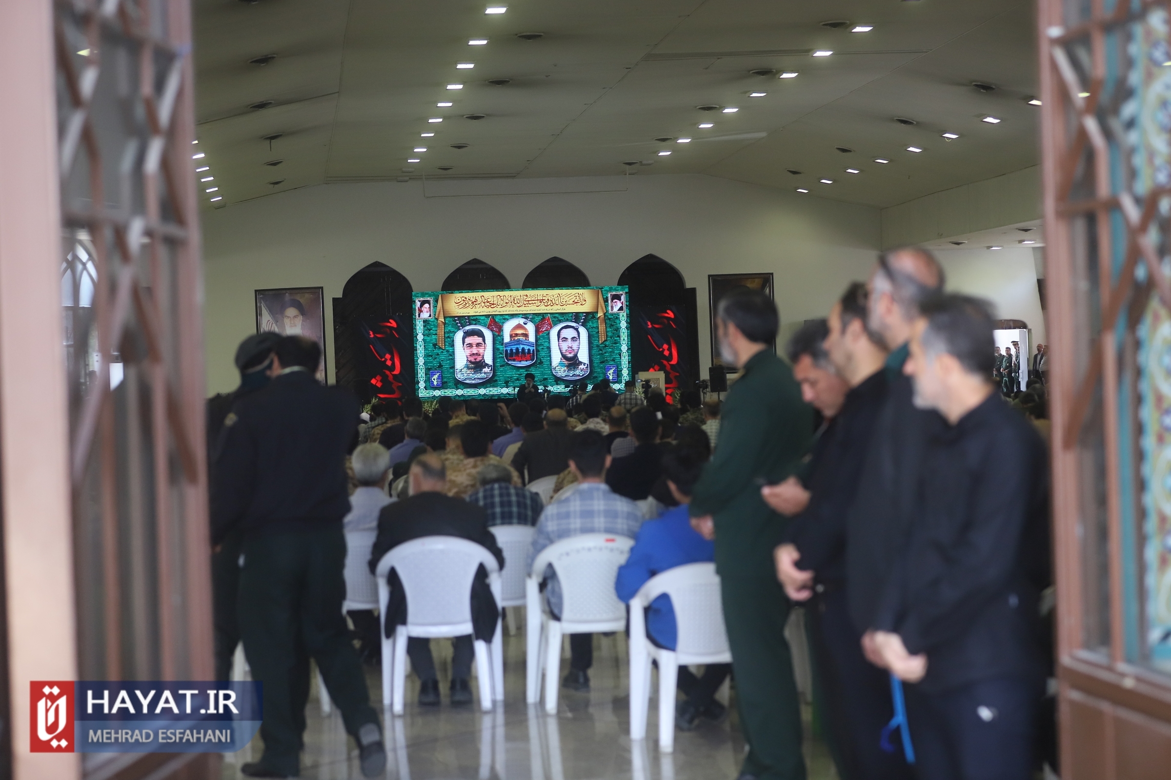 گزارش تصویری/ مراسم گرامیداشت شهید میلاد حیدری و مقداد مهقانی