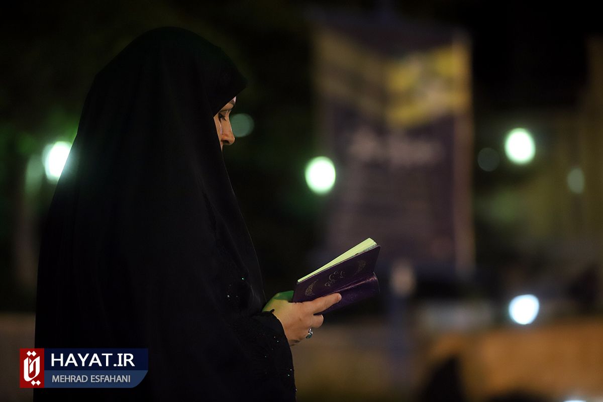 گزارش تصویری/ مراسم احیاء شب نوزدهم ماه مبارک رمضان در مسجد جامع خرمشهر